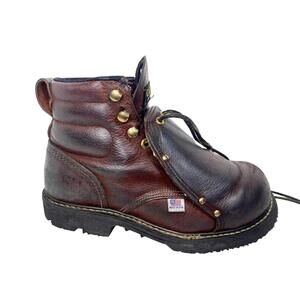 Carolina Boots Men's Internal Lo 6” ST EH Met Guard Sz 7 D Made In USA UNION